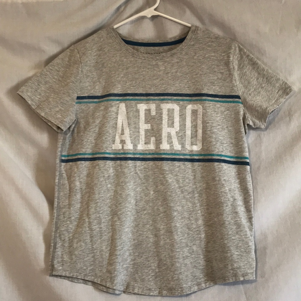 Aeropostale Cute Gray Comfy Tee